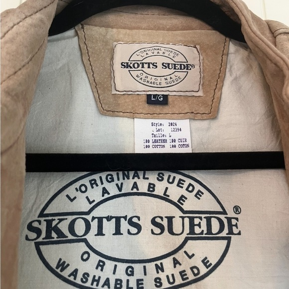 Scotts Suede Tan Suede Vest - Picture 5 of 5